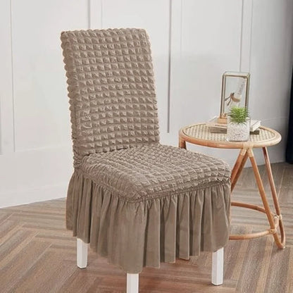 Fluffy Bubble Texture Sofa Chair Cover – (Moose)