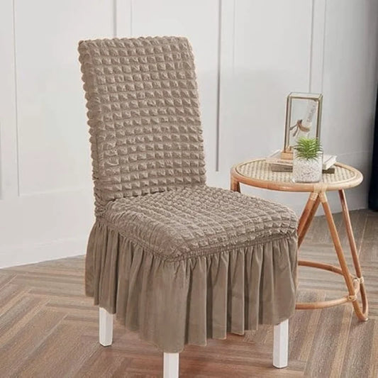 Fluffy Bubble Texture Sofa Chair Cover – (Moose)