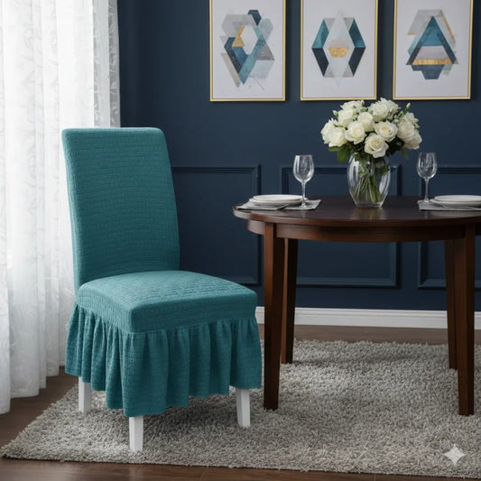 Jacquard Stripe Chair Cover - Faroozy