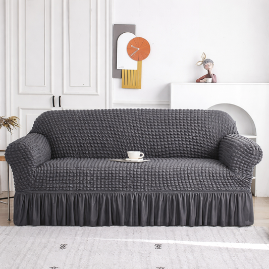Bin Riaz Persian Style Bubble Sofa Cover Grey