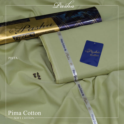 Pasha's Pima Soft Cotton Eid Collection Pista Color