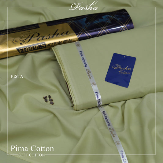 Pasha's Pima Soft Cotton Eid Collection Pista Color