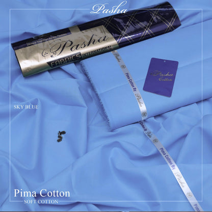 Pasha's Pima Soft Cotton Eid Collection Sky Blue Color