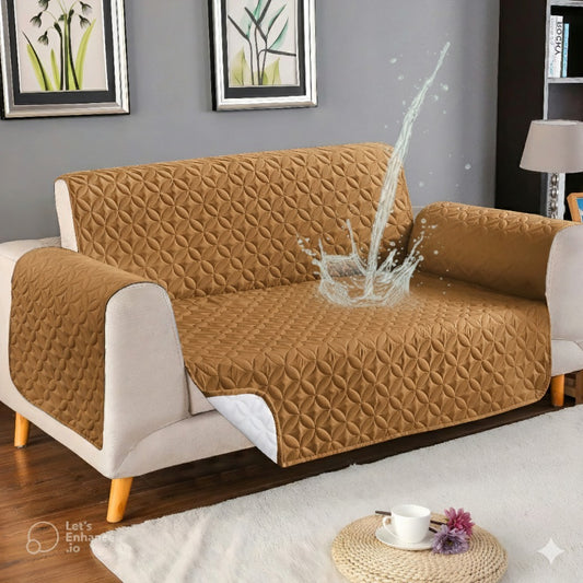 Ultrasonic Waterproof Sofa Cover (Copper)