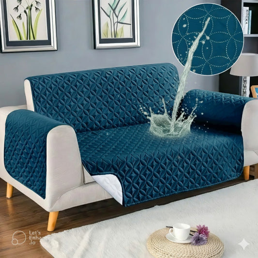 Ultrasonic Waterproof Sofa Cover (Zinc)